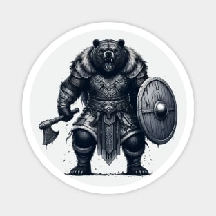 Norse Mythology Viking Warrior Bear Berserker Magnet